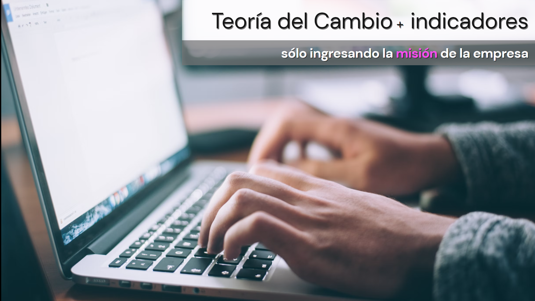 Teoria del cambio solo con la mision-2 Teoria del cambio solo con la mision-2